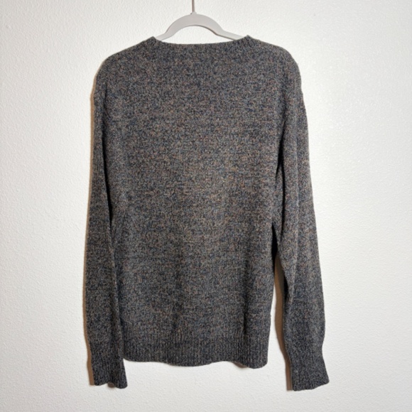Pendleton Mens Sweater Blue Green Fleck Shetland Wool Crewneck Washable SIZE L - Picture 10 of 13